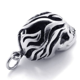 Colgante De Titanio Con Calavera
