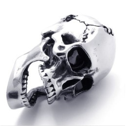 Colgante De Titanio Con Calavera