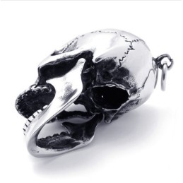 Colgante De Titanio Con Calavera
