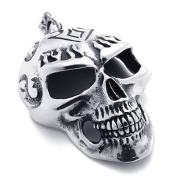 Colgante De Titanio Con Máscara De Calavera
