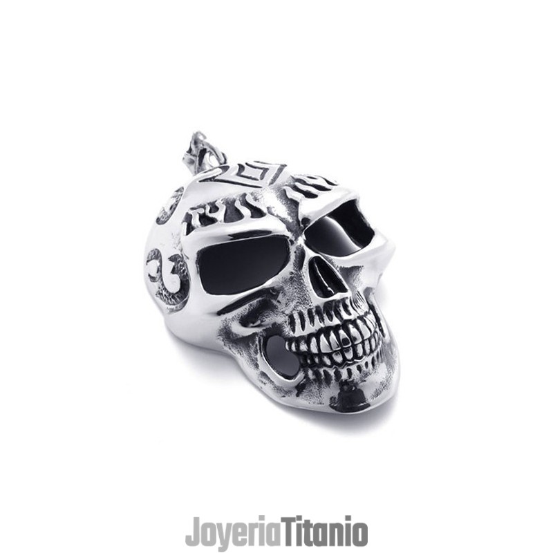 Colgante De Titanio Con Máscara De Calavera Colgante De Titanio Con Máscara De Calavera