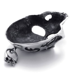 Colgante De Titanio Con Máscara De Calavera