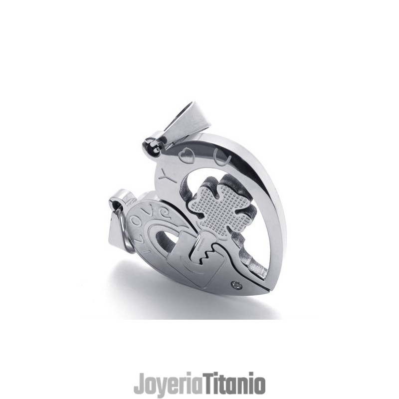 Colgante De Titanio Para Amantes Colgante De Titanio Para Amantes