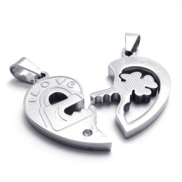Colgante De Titanio Para Amantes
