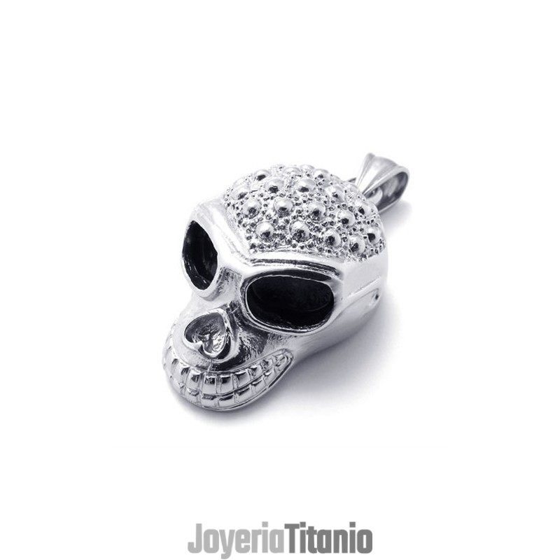 Colgante De Titanio Con Máscara De Calavera