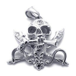 Colgante De Titanio Con Calavera