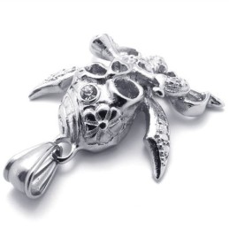 Colgante De Titanio Con Calavera