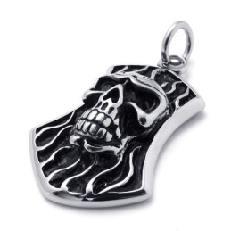 Colgante De Titanio Con Calavera