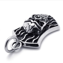 Colgante De Titanio Con Calavera