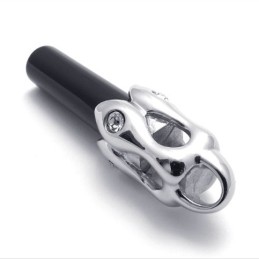 Colgante De Titanio Con Diamantes