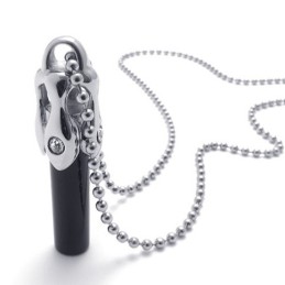 Colgante De Titanio Con Diamantes