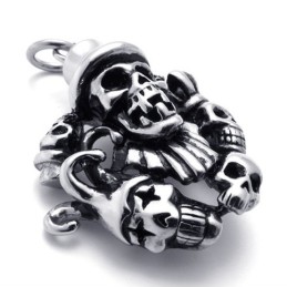 Colgante De Titanio Con Calavera
