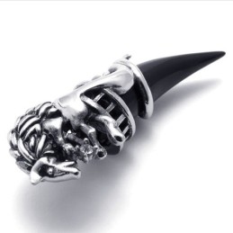 Colgante De Titanio De Cuerno Negro