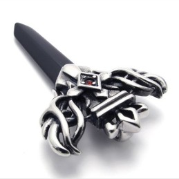 Colgante De Titanio Con Forma De Daga