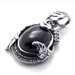 Colgante De Titanio Con Gemas