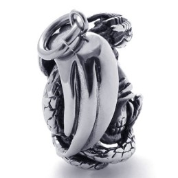 Colgante De Titanio Con Calavera