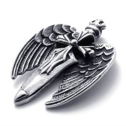Colgante De Titanio Con Forma De Ángel
