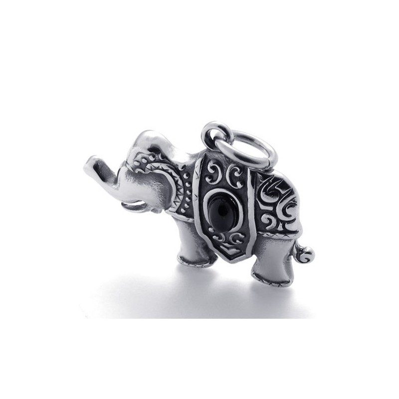 Colgante De Titanio Con Forma De Elefante Colgante De Titanio Con Forma De Elefante