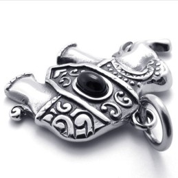 Colgante De Titanio Con Forma De Elefante
