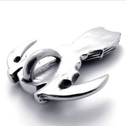 Colgante De Titanio Con Calavera Fantasma