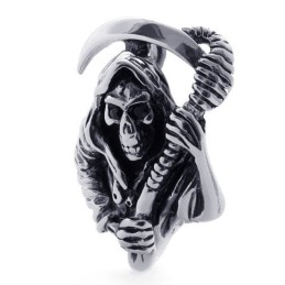 Colgante De Titanio Con Calavera