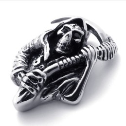Colgante De Titanio Con Calavera