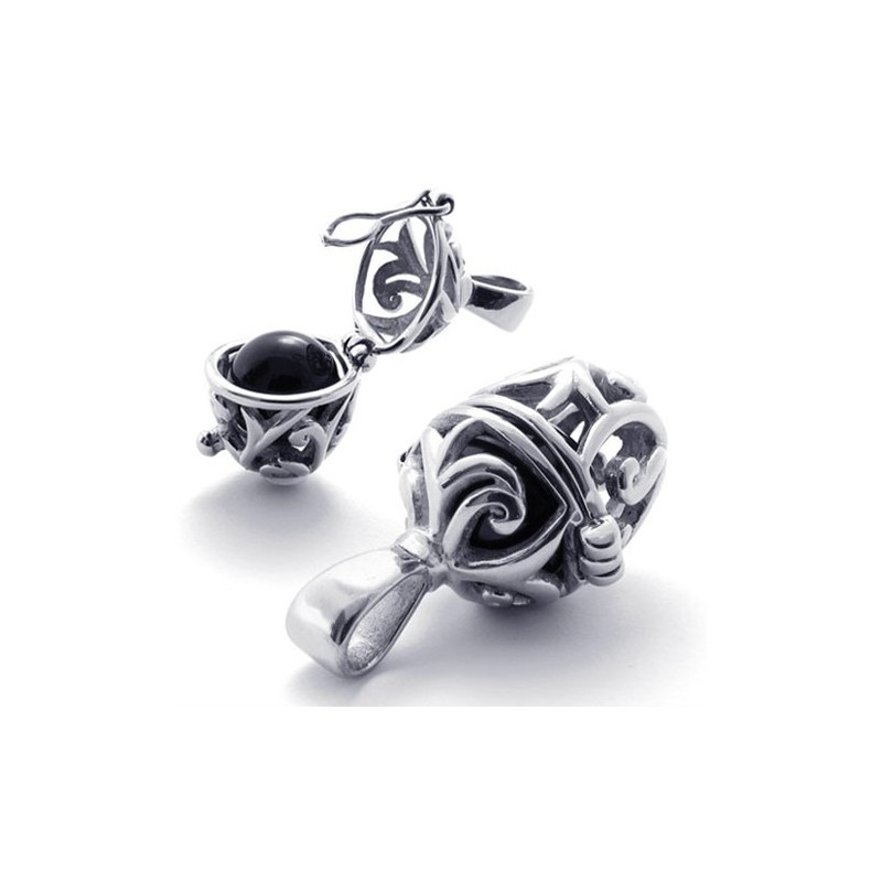 Colgante De Titanio Con Gemas Para Amantes Colgante De Titanio Con Gemas Para Amantes