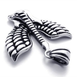 Colgante De Titanio Con Forma De Guitarra Wings