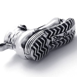 Colgante De Titanio Con Forma De Zapato Roto