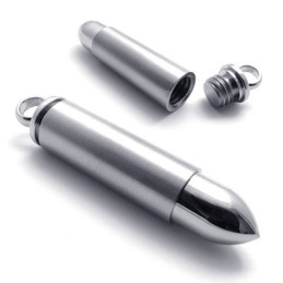 Colgante De Titanio Con Forma De Bala