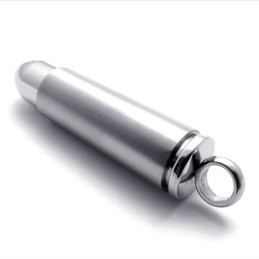 Colgante De Titanio Con Forma De Bala