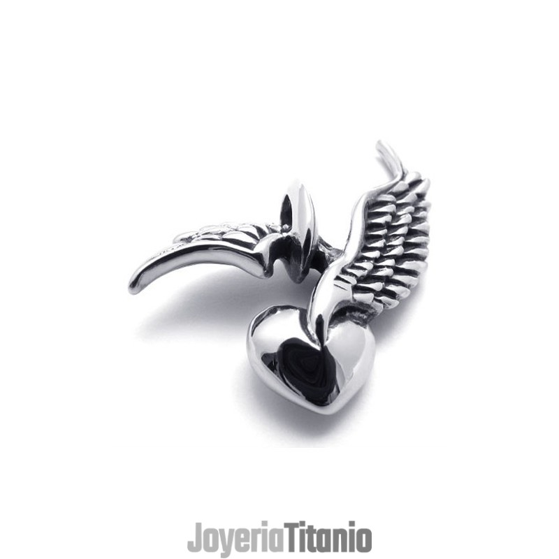 Colgante De Titanio Con Alas