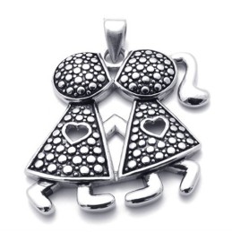 Colgante De Titanio Para Amantes
