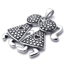Colgante De Titanio Para Amantes