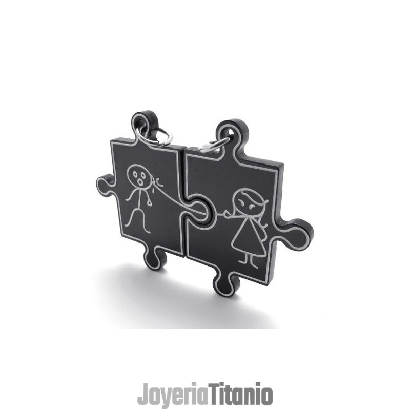 Colgante De Titanio Black Lovers Colgante De Titanio Black Lovers