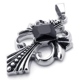 Colgante De Titanio Y Diamante