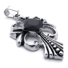 Colgante De Titanio Y Diamante