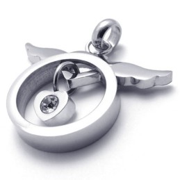 Colgante De Titanio Para Mujer Ángel