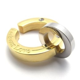Colgante De Titanio Para Mujer Gold Lovers