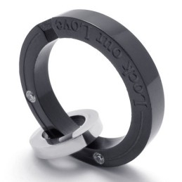 Colgante De Titanio Para Amantes Negros Para Hombre