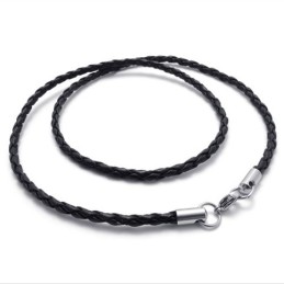 Collar De Titanio Negro De 20 Pulgadas