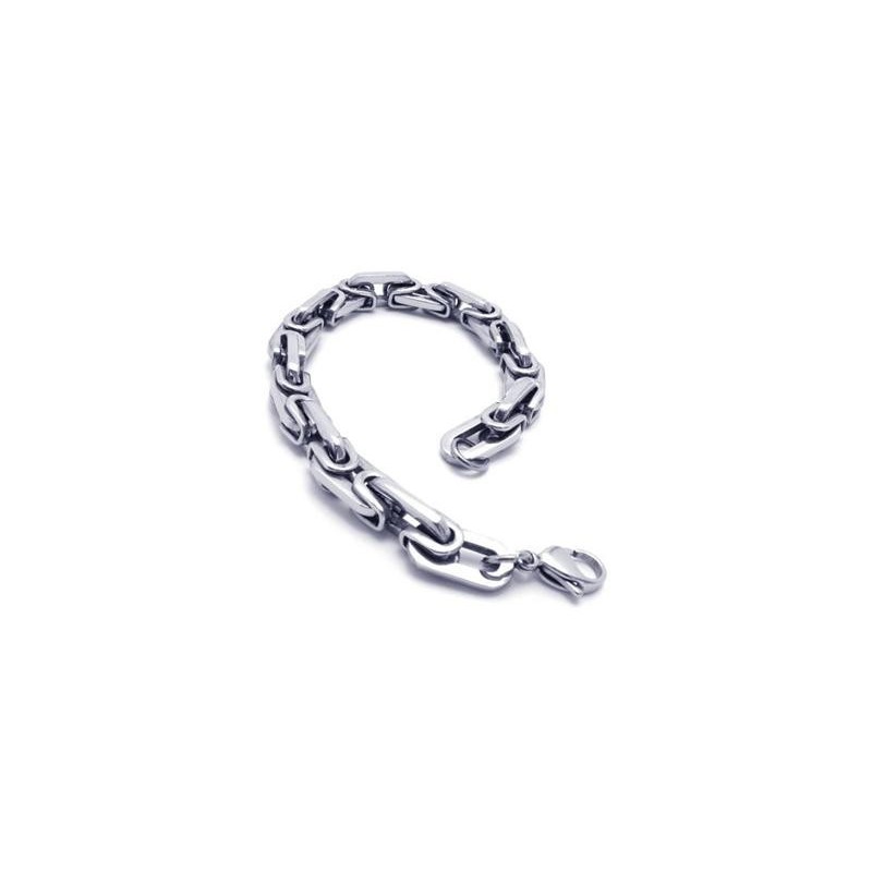 Pulsera De Eslabones De Titanio Puro Y Plata Para Hombre Y Niño Pulsera De Eslabones De Titanio Puro Y Plata Para Hombre Y Niño