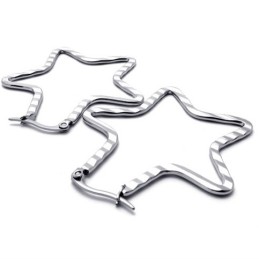 Pendientes De Titanio Con Forma De Estrella