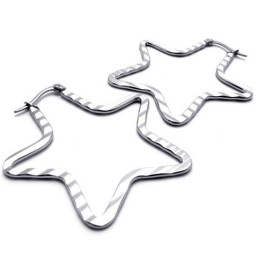 Pendientes De Titanio Con Forma De Estrella