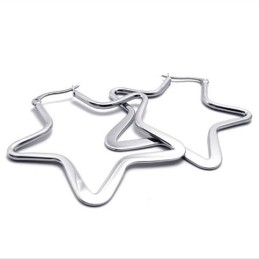 Pendientes De Titanio Con Forma De Estrella