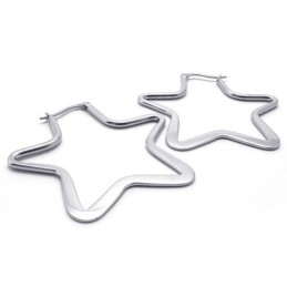Pendientes De Titanio Con Forma De Estrella