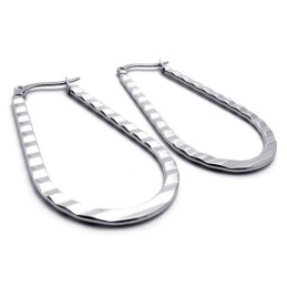 Pendientes De Titanio U-Drop