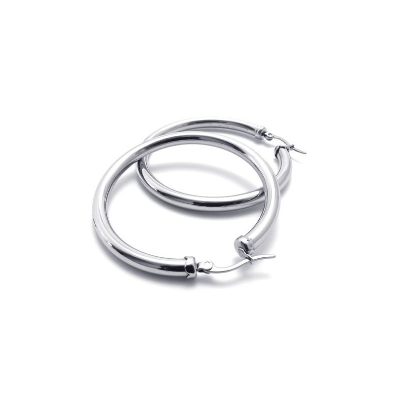 Pendientes De Titanio Con Forma De Anillo Pendientes De Titanio Con Forma De Anillo