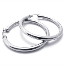 Pendientes De Titanio Con Forma De Anillo