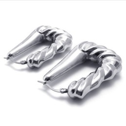 Pendientes De Titanio Con Forma De Tubo